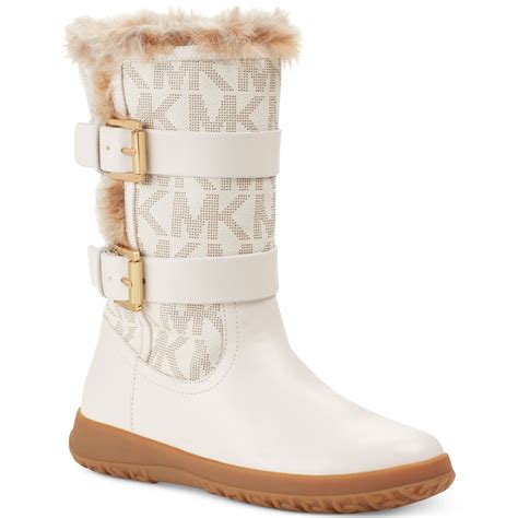 michael kors winter boots with fur|michael kors thigh high boots.